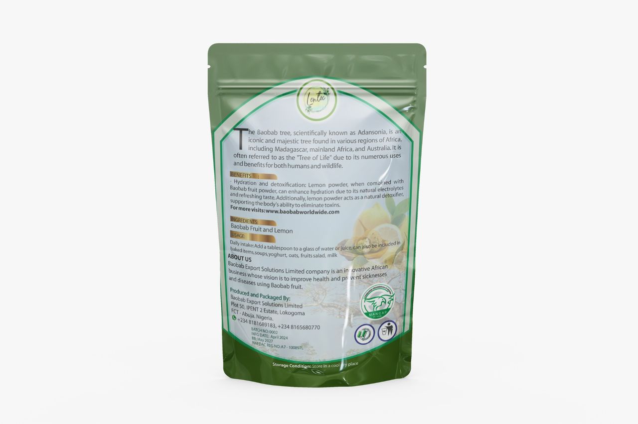 Baobab & Lemon Powder